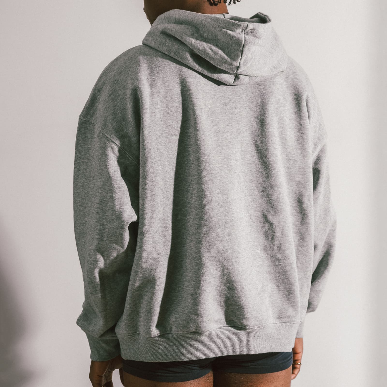 Heather Grey-Everyday-Fleece-Hoodie-Embroidery-Male-4