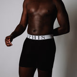 White/Black - Icon-Seamless-Boxer-Brief-with-Pocket-Men